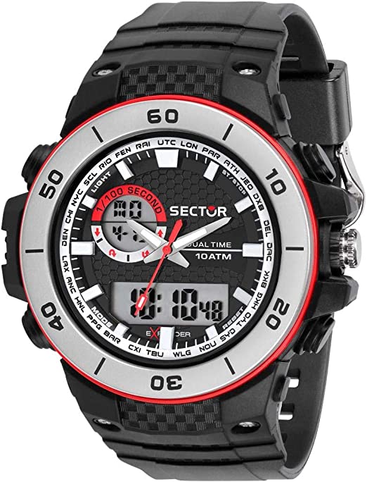 Orologio Uomo Sector Analogico Digitale Cronografo Allarme Luce R3251531002